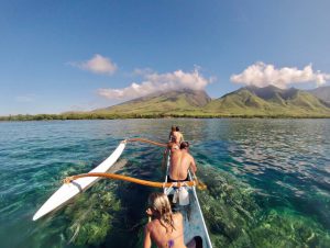 Outrigger Canoe Paddling